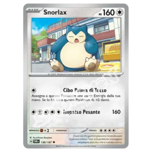 Snorlax 136/167 Crepuscolo Mascherato  (IT)