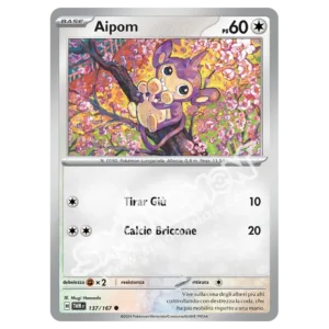 Aipom 137/167 Crepuscolo Mascherato Reverse (IT)