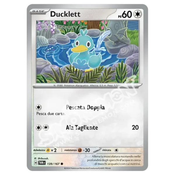 Ducklett 139/167 Crepuscolo Mascherato Reverse (IT)
