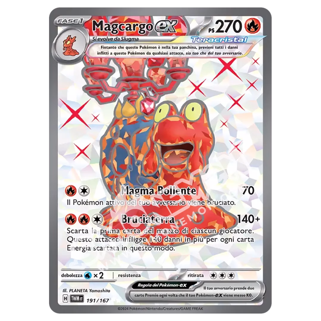 Magcargo-ex 191/167 Crepuscolo Mascherato (IT)