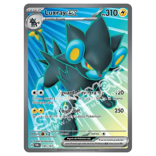 Luxray-ex 195/167 Crepuscolo Mascherato (IT)