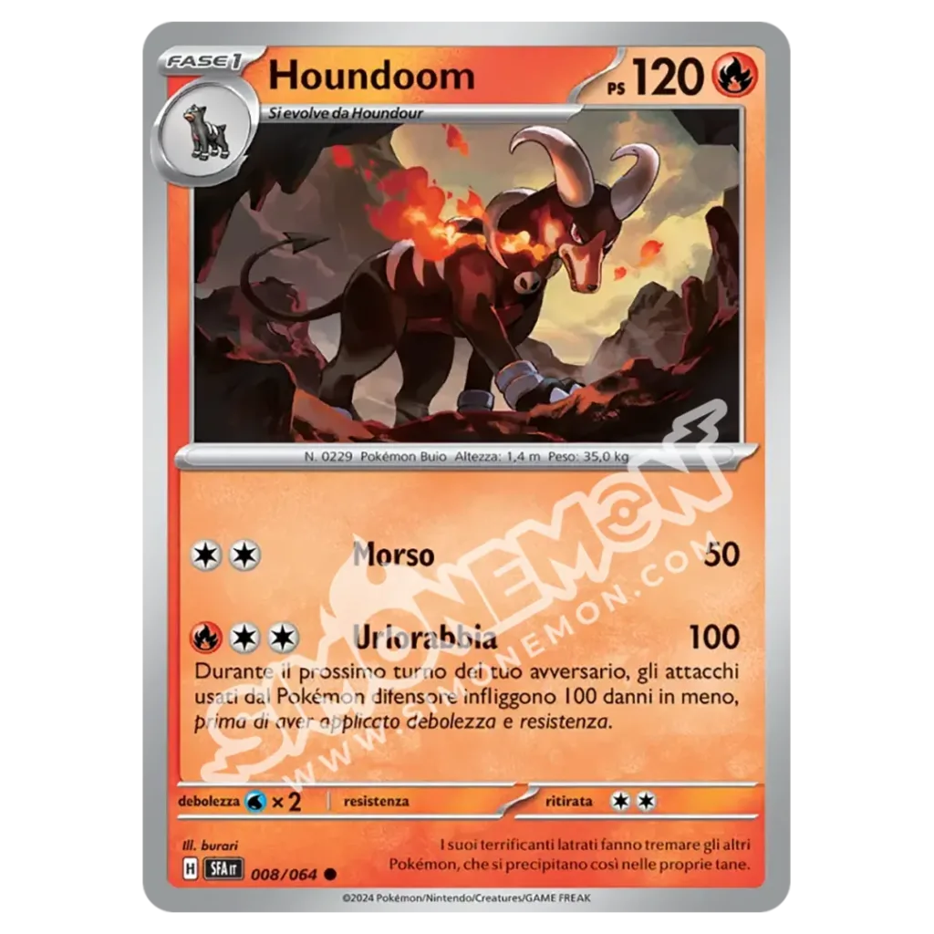 Houndoom 008/64 Segreto Fiabesco Reverse (IT)