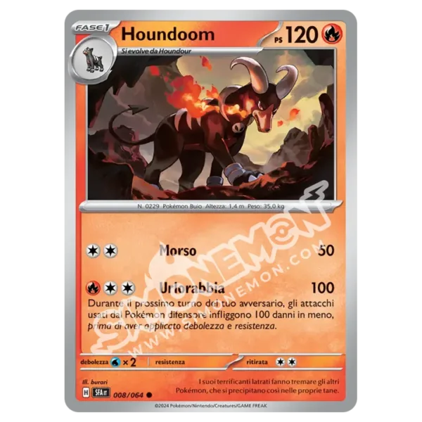 Houndoom 008/64 Segreto Fiabesco Reverse (IT)
