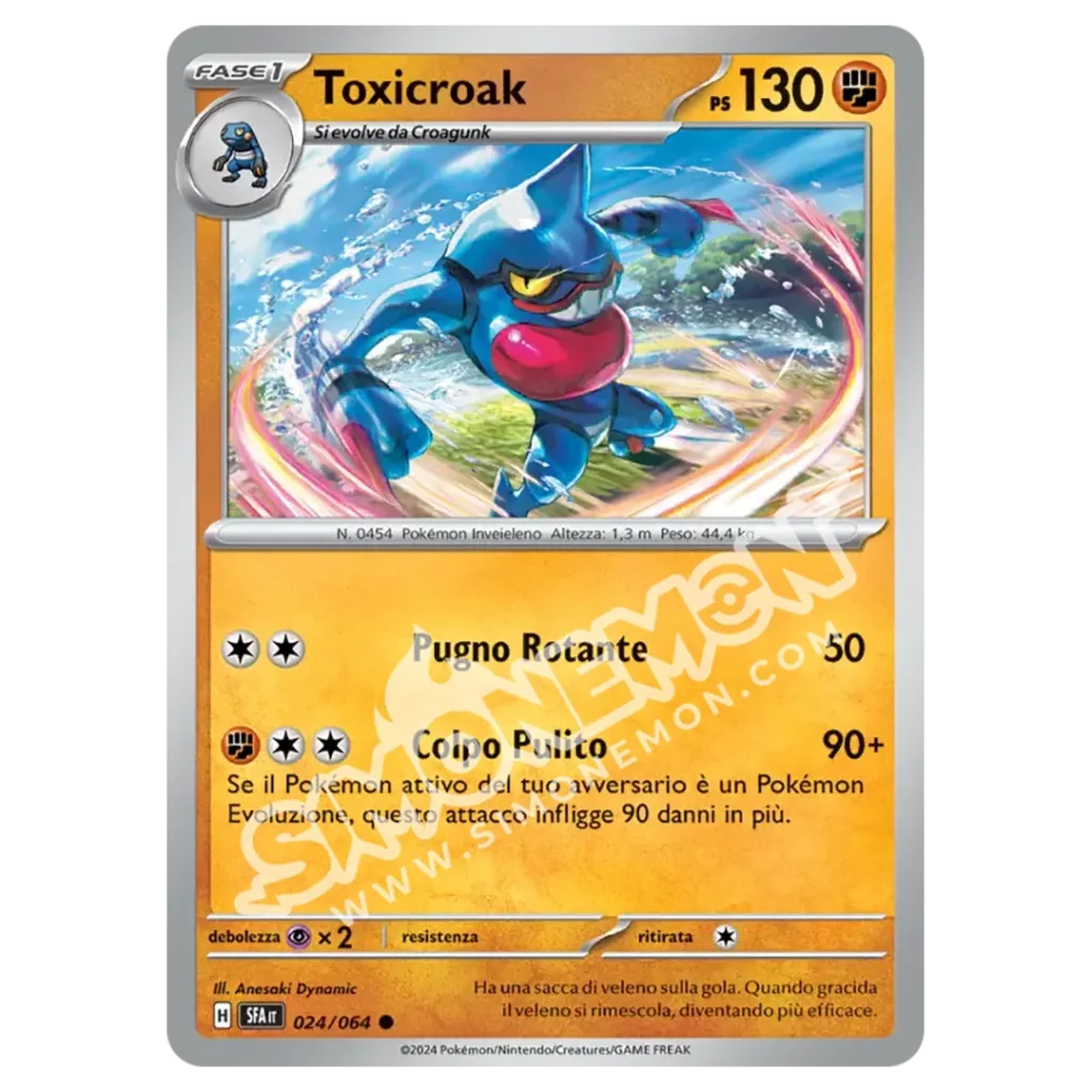 Toxicroak 024/64 Segreto Fiabesco Reverse (IT)