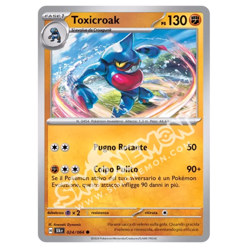 Toxicroak 024/64 Segreto Fiabesco Reverse (IT)