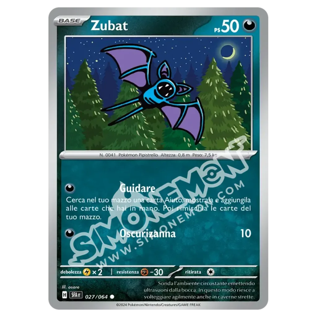 Zubat 027/64 Segreto Fiabesco Reverse (IT)