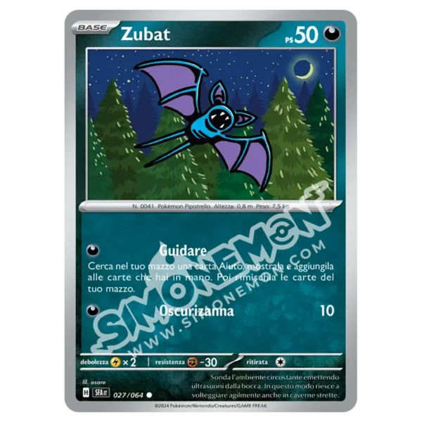 Zubat 027/64 Segreto Fiabesco Reverse (IT)