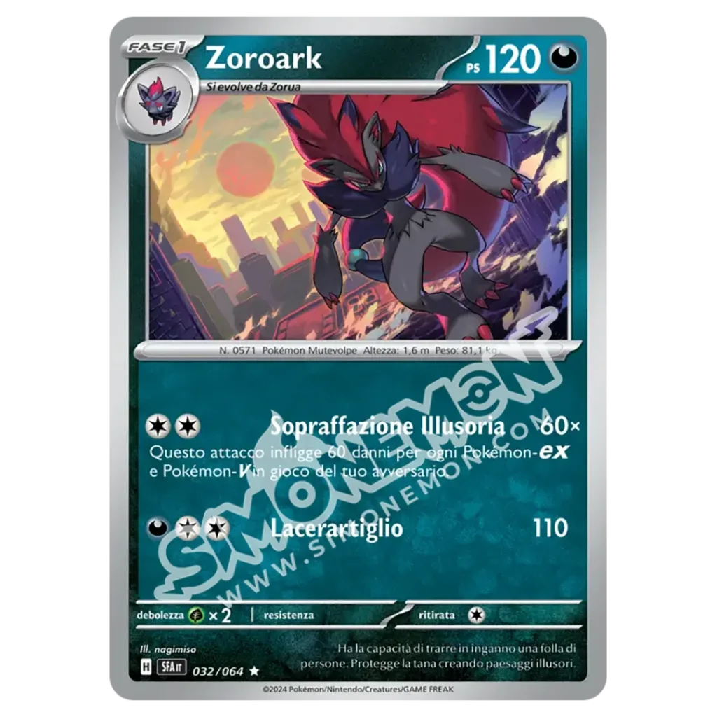 Zoroark 032/64 Segreto Fiabesco Foil (IT)