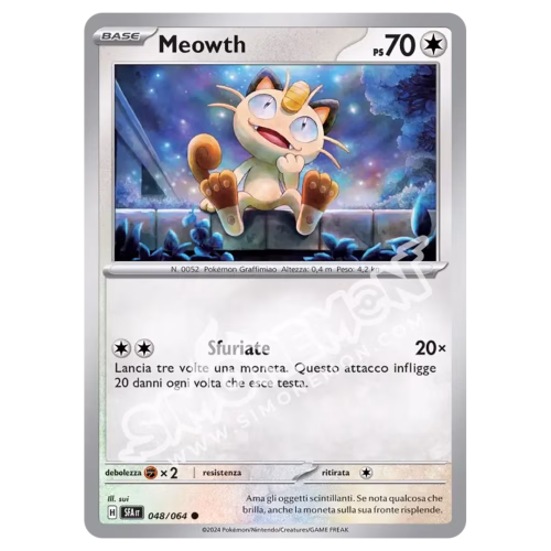 Meowth 048/64 Segreto Fiabesco Reverse (IT)