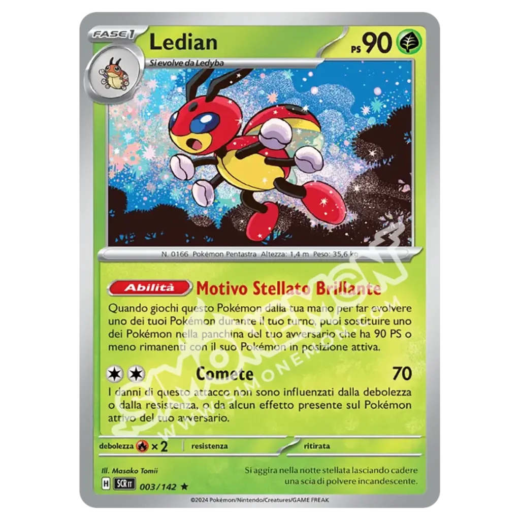 Ledian 003/142 Corona Astrale Foil (IT)