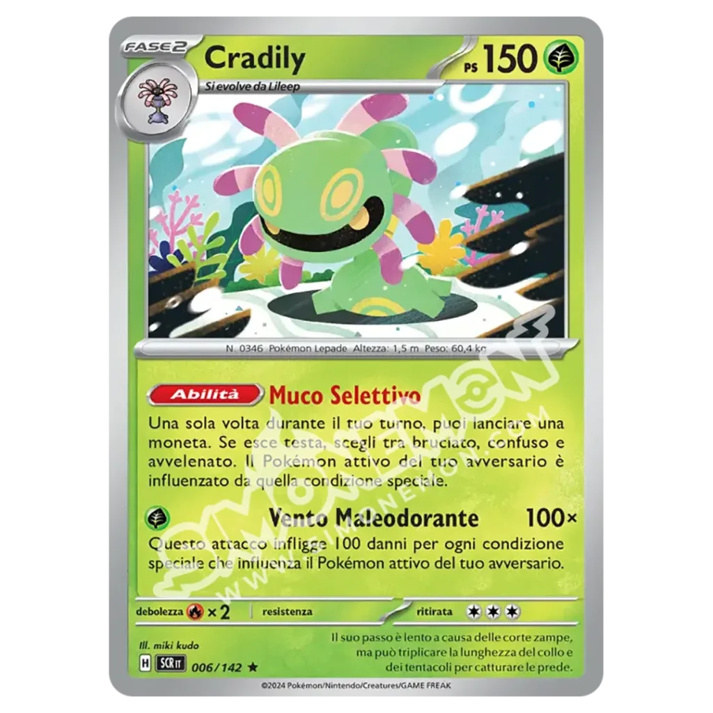 Cradily 006/142 Corona Astrale Foil (IT)
