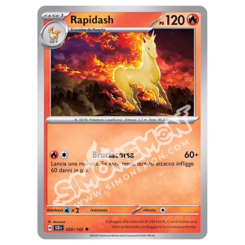 Rapidash 020/142 Corona Astrale (IT)