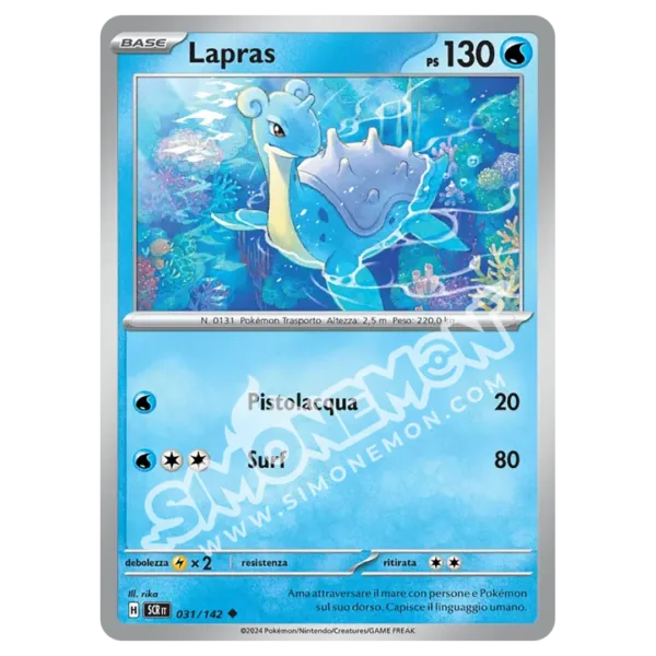 Lapras 031/142 Corona Astrale  (IT)