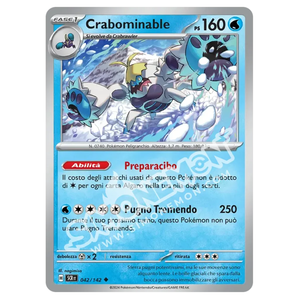 Crabominable 042/142 Corona Astrale  (IT)