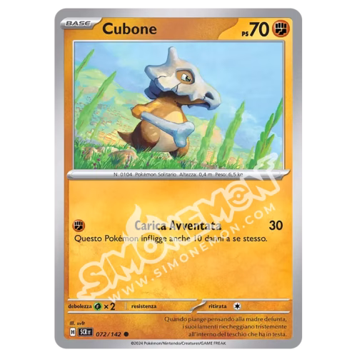 Cubone 072/142 Corona Astrale (IT)