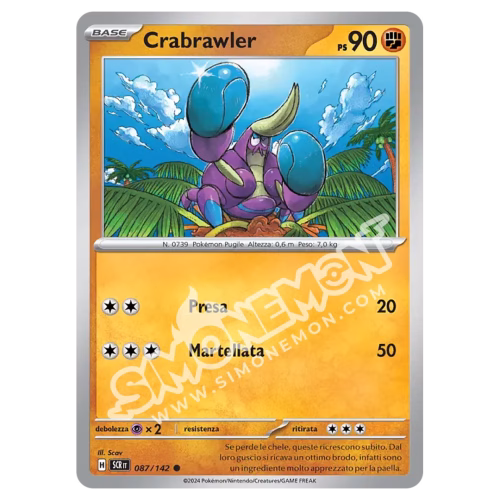 Crabrawler 087/142 Corona Astrale (IT)