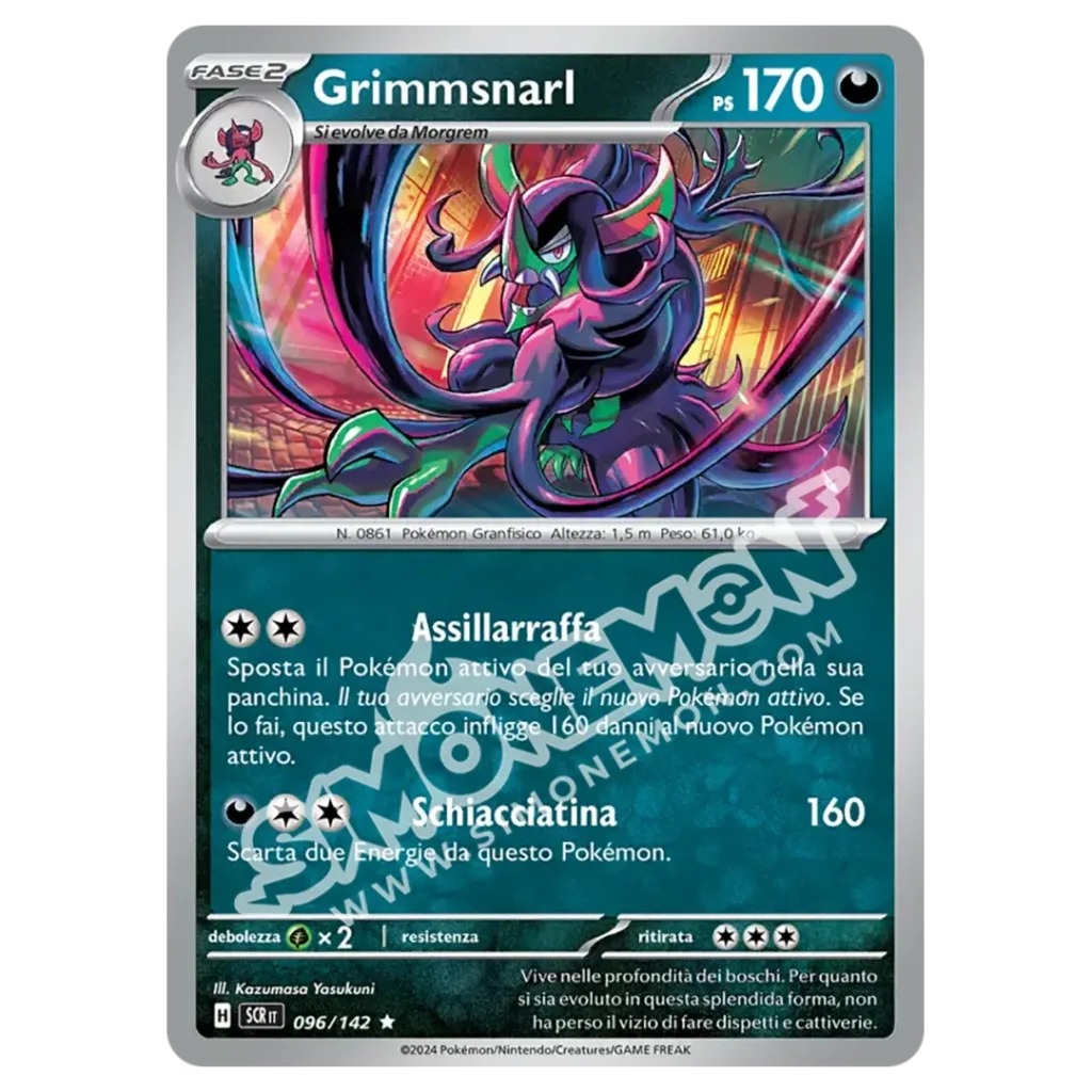 Grimmsnarl 096/142 Corona Astrale Foil (IT)