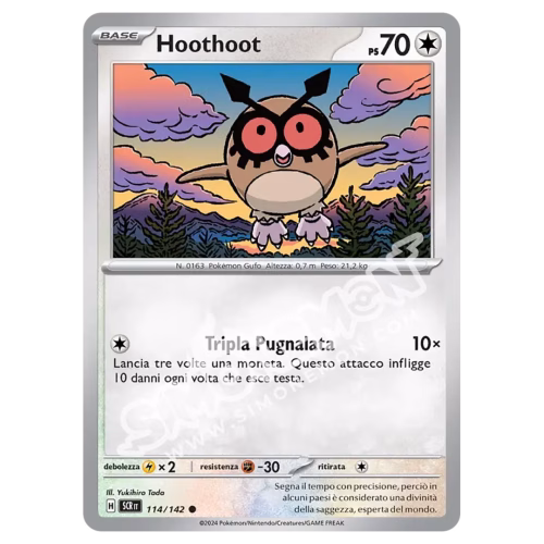 Hoothoot 114/142 Corona Astrale (IT)