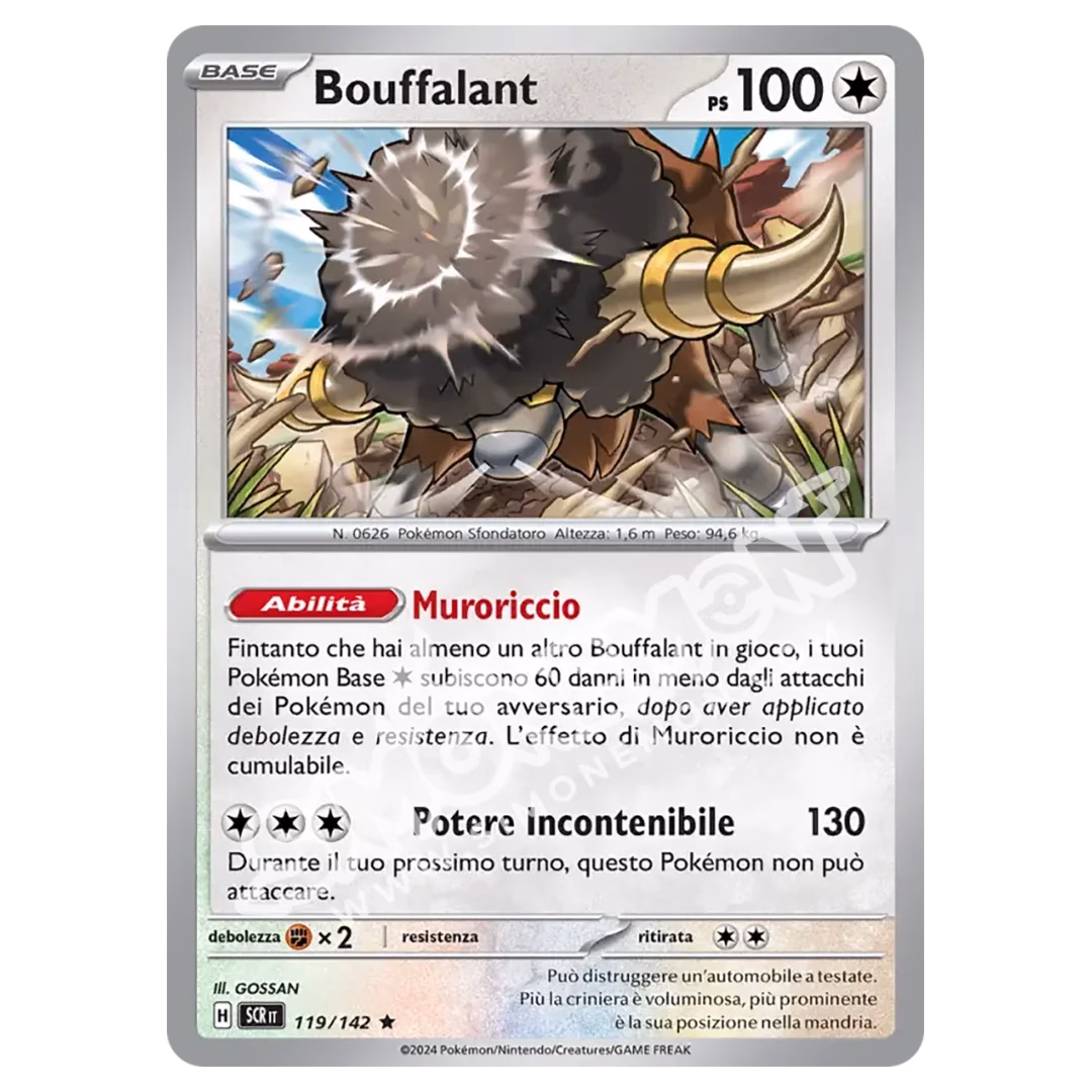 Bouffalant 119/142 Corona Astrale Foil (IT)