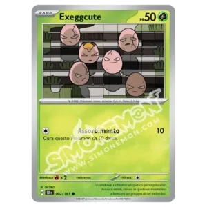 Exeggcute Reverse Scintille Folgoranti 002/191 (IT)