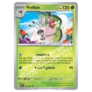 Vivillon Reverse Scintille Folgoranti 007/191 (IT)