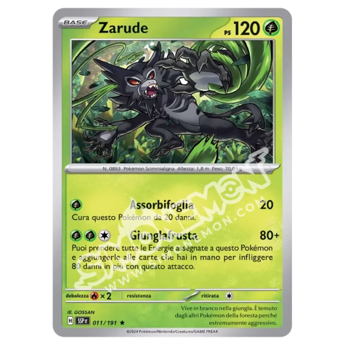 Zarude Foil Scintille Folgoranti 011/191 (IT)