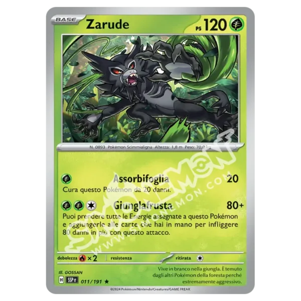 Zarude 011/191 Scintille Folgoranti (IT)