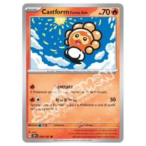 Castform Forma Sole Reverse Scintille Folgoranti 020/191 (IT)