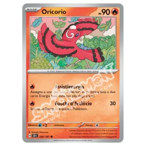 Oricorio Reverse Scintille Folgoranti 026/191 (IT)