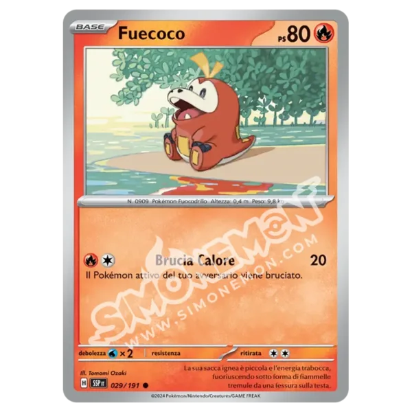 Fuecoco Reverse Scintille Folgoranti 029/191 (IT)
