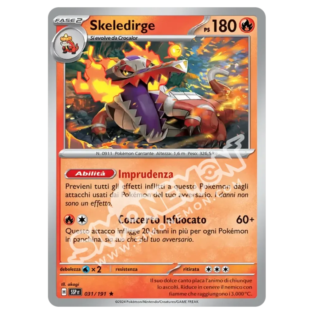 Skeledirge Foil Scintille Folgoranti 031/191 (IT)
