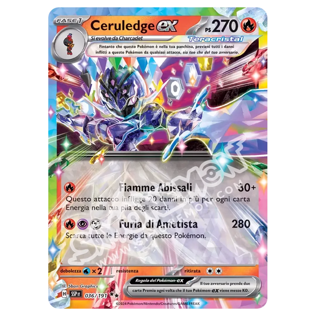 Ceruledge-ex Scintille Folgoranti 036/191 (IT)