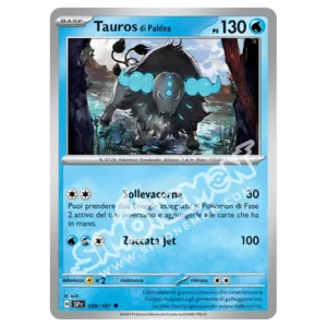 Tauros di Paldea Reverse Scintille Folgoranti 039/191 (IT)