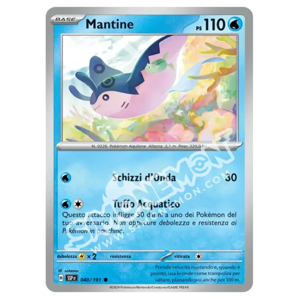 Mantine  Scintille Folgoranti 040/191 (IT)