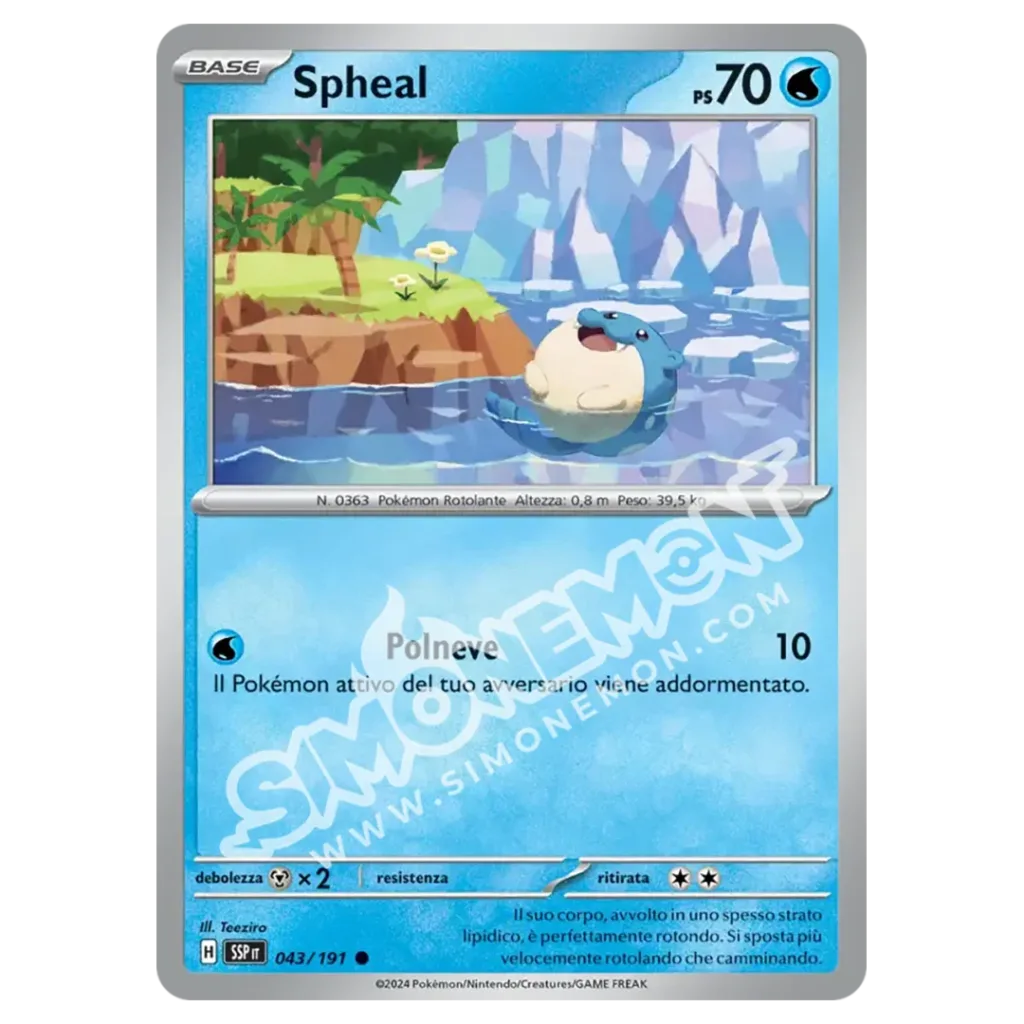 Spheal Reverse Scintille Folgoranti 043/191 (IT)