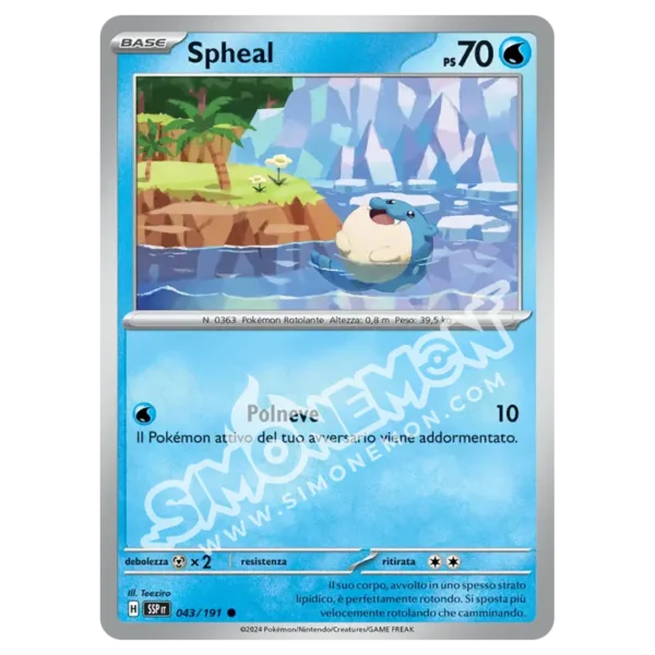 Spheal Reverse Scintille Folgoranti 043/191 (IT)