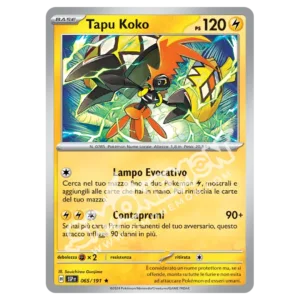 Tapu Koko Foil Scintille Folgoranti 065/191 (IT)