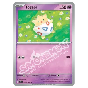 Togepi Reverse Scintille Folgoranti 070/191 (IT)