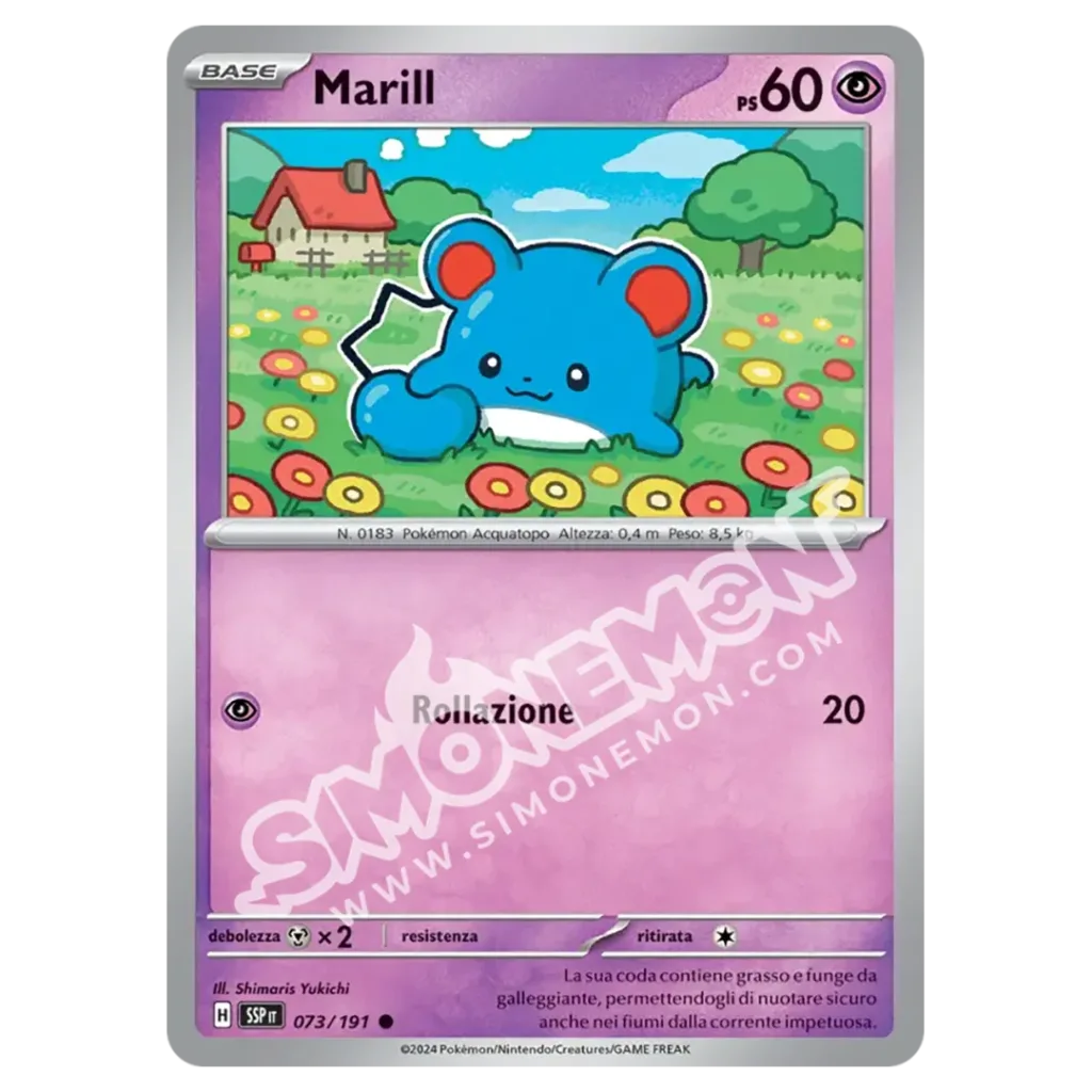 Marill 073/191 Scintille Folgoranti (IT)