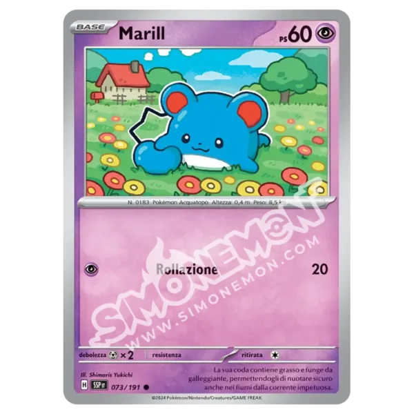 Marill 073/191 Scintille Folgoranti (IT)