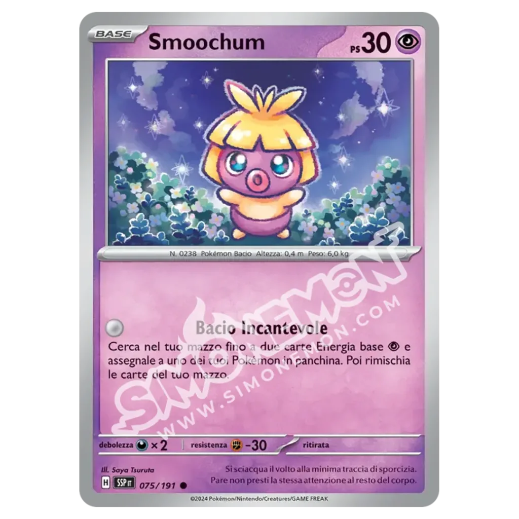 Smoochum Reverse Scintille Folgoranti 075/191 (IT)