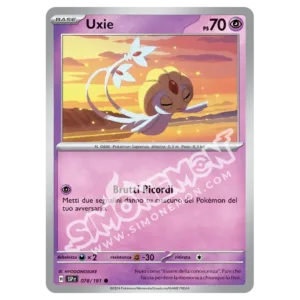 Uxie Reverse Scintille Folgoranti 078/191 (IT)