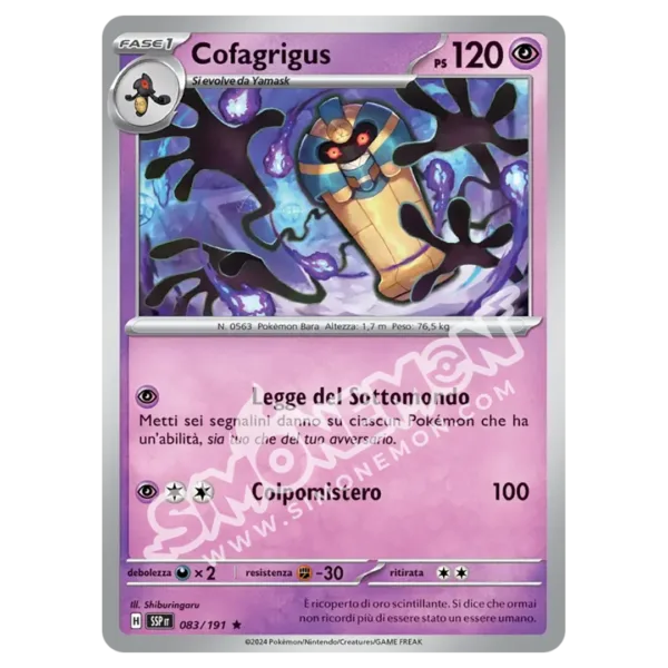 Cofagrigus Foil Scintille Folgoranti 083/191 (IT)