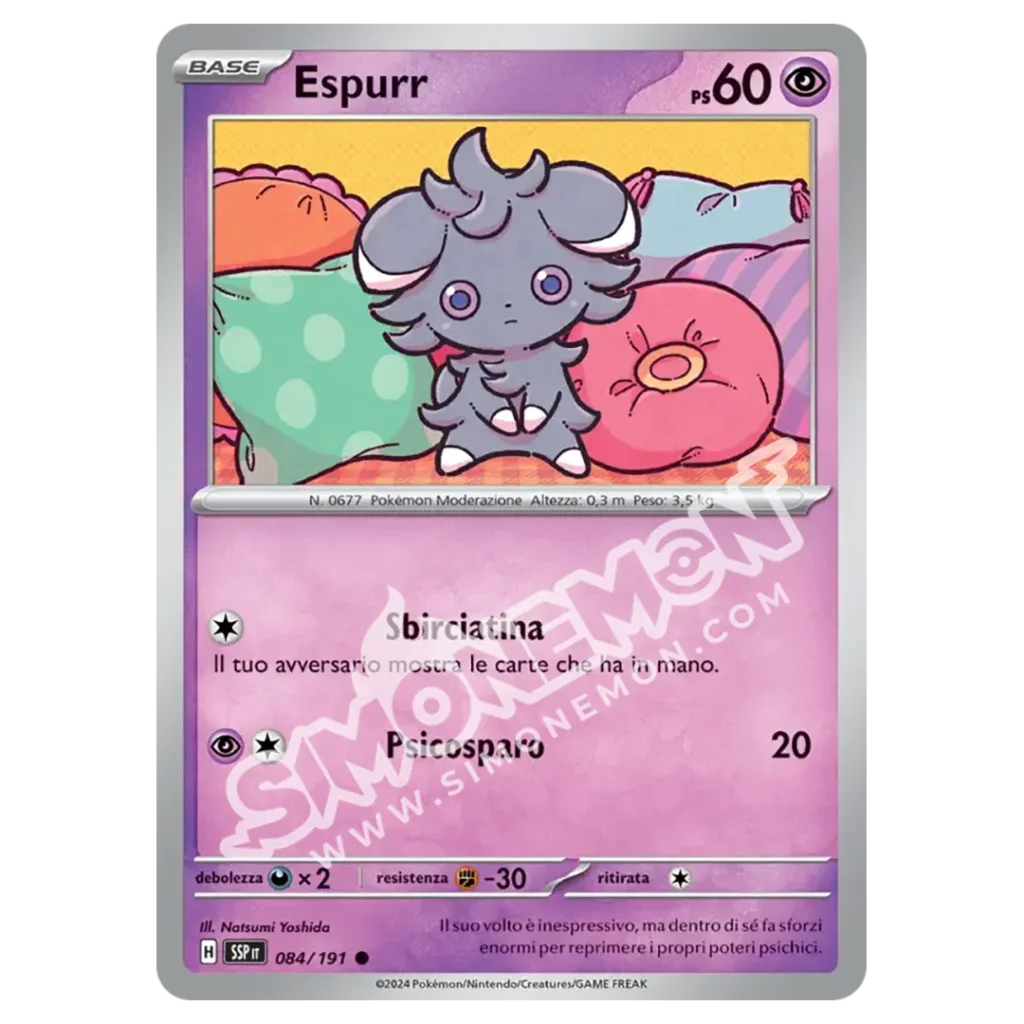 Espurr Reverse Scintille Folgoranti 084/191 (IT)