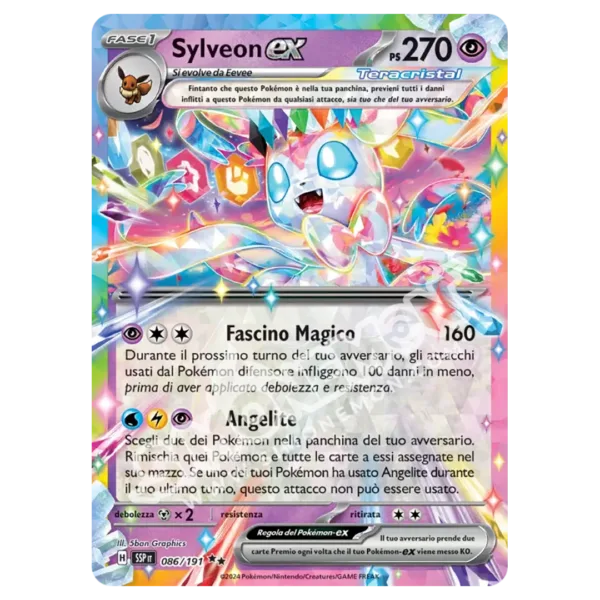 Sylveon-ex 086/191 Scintille Folgoranti (IT)