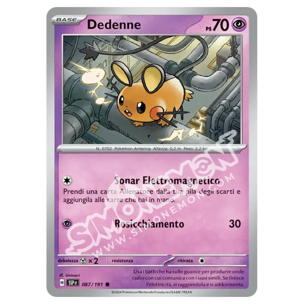 Dedenne Reverse Scintille Folgoranti 087/191 (IT)