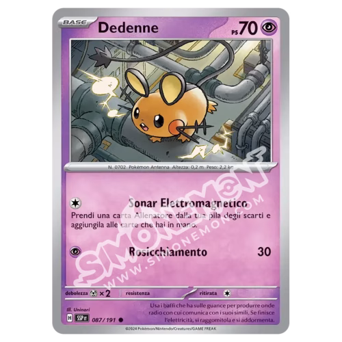 Dedenne Reverse Scintille Folgoranti 087/191 (IT)