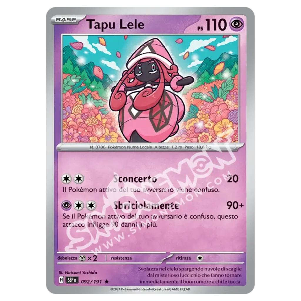 Tapu Lele Foil Scintille Folgoranti 092/191 (IT)