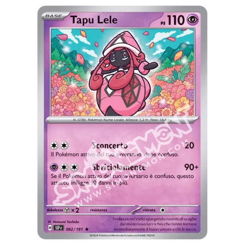 Tapu Lele Foil Scintille Folgoranti 092/191 (IT)