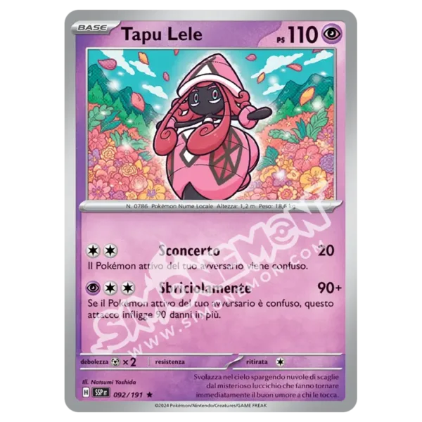 Tapu Lele Foil Scintille Folgoranti 092/191 (IT)
